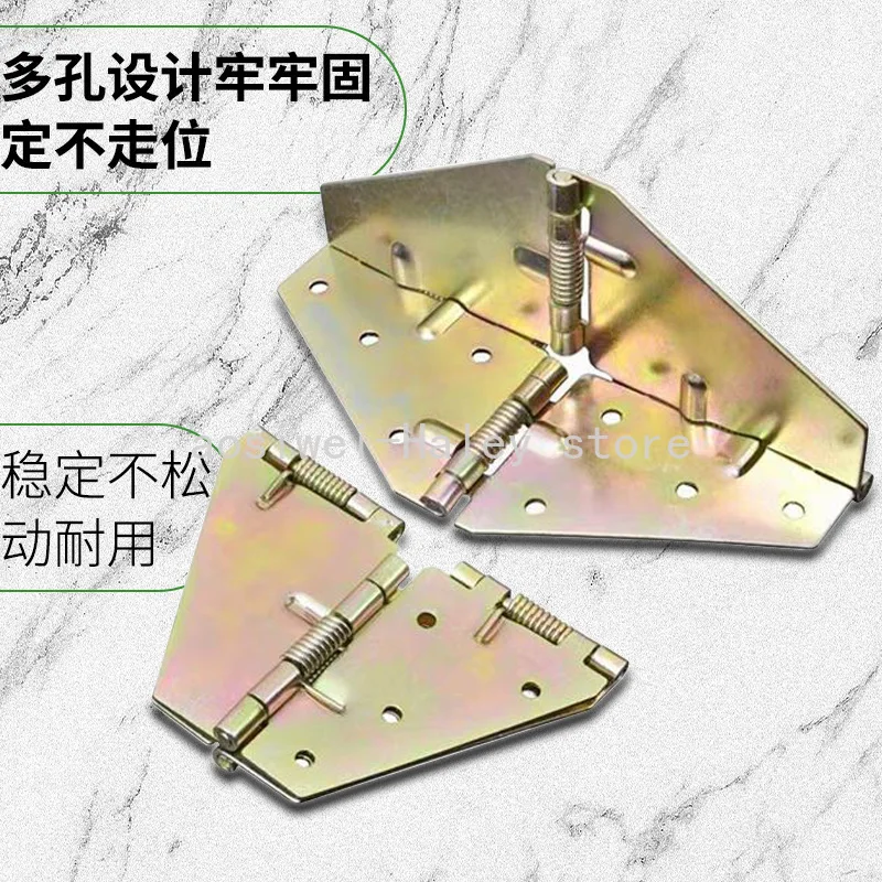 Household Dining Table Desk Folding Hinge Folding Round Table Butterfly Hinges Cross Hinge Cabinet Hardware Accessories