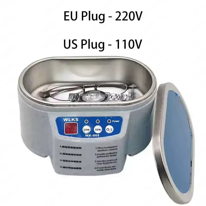 30/50W Digital Ultrasonic Cleaner Sonicator Bath Vibration