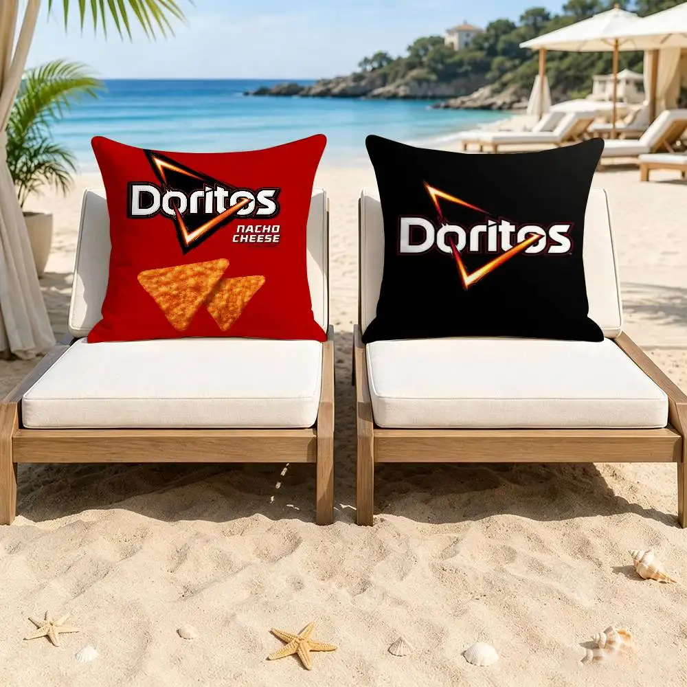 Funny D-orito-s Chips  Decorative Pillowcase Square Pillowcase Home Office Decorative Cushion Cover