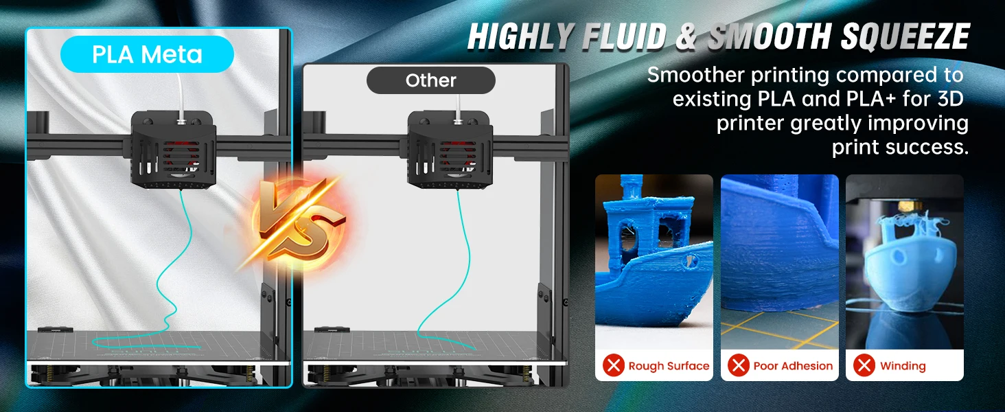JAYO 3D-Drucker PLA/PETG/PLA+ /PLA META /SEIDE/ASB/TPU-Filament 1,75 mm 2 Rolle 1,1 kg/0,65 kg 3D-Drucker-Filament für 3D-Drucker – Detail 10
