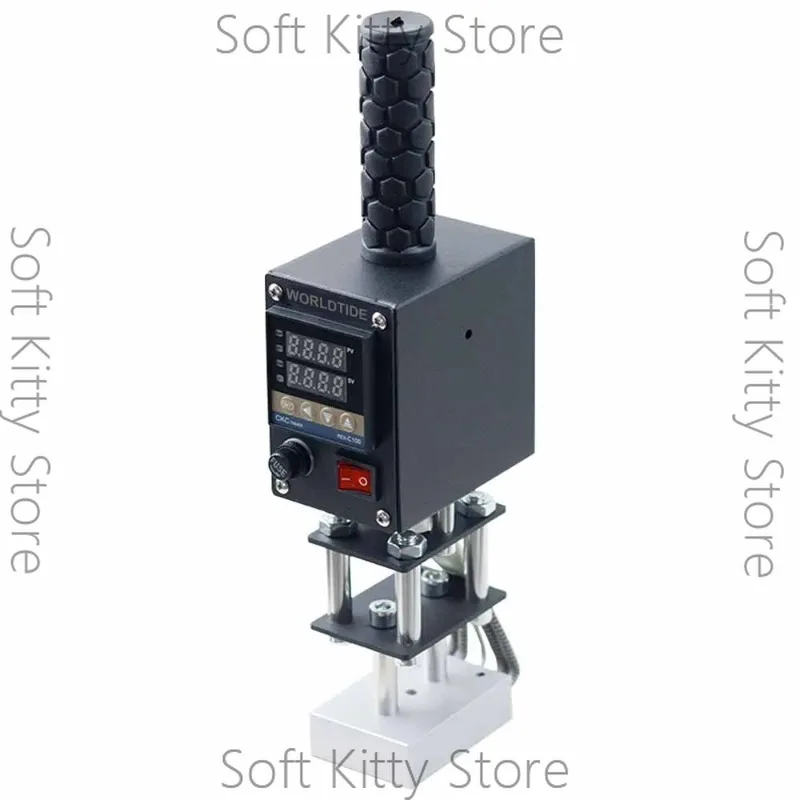 WT-90SC Hand-Held Leather Hot Foil Stamping Machine Copper Mould Wooden Paper LOGO Labeling Soldering Hot Pressing Branding Iron