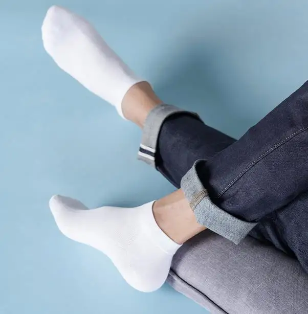 365wear men's breathable silver ion antibacterial socks 5 pairs of socks stockings uniform size solid color all-match men sock