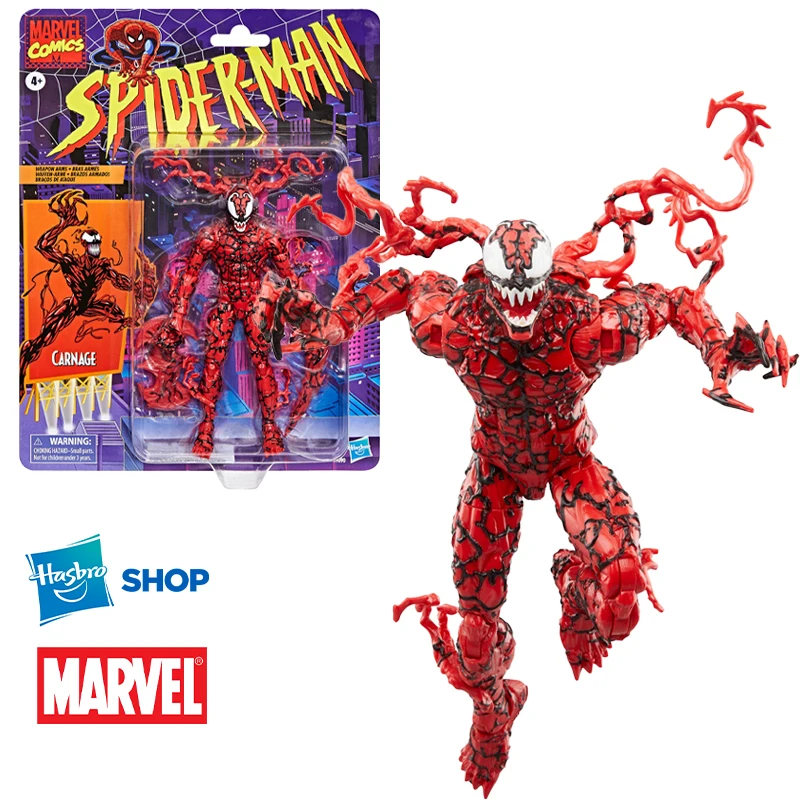 

Фигурка героя Hasbro из серии Marvel Legends, карнидж, 6 дюймов, подарок на день рождения для мальчика, оригинальная Коллекционная модель