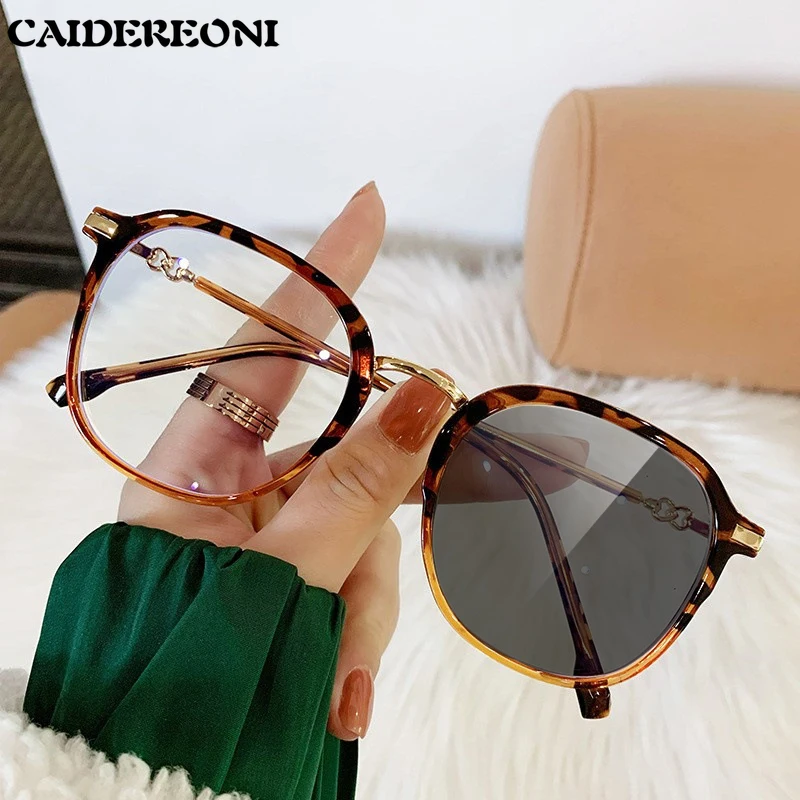 CAIDERONI New Models Double Color Simple Versatile Anti-blue Light Glasses Can Be Customized Prescription Reading Glasses 7117