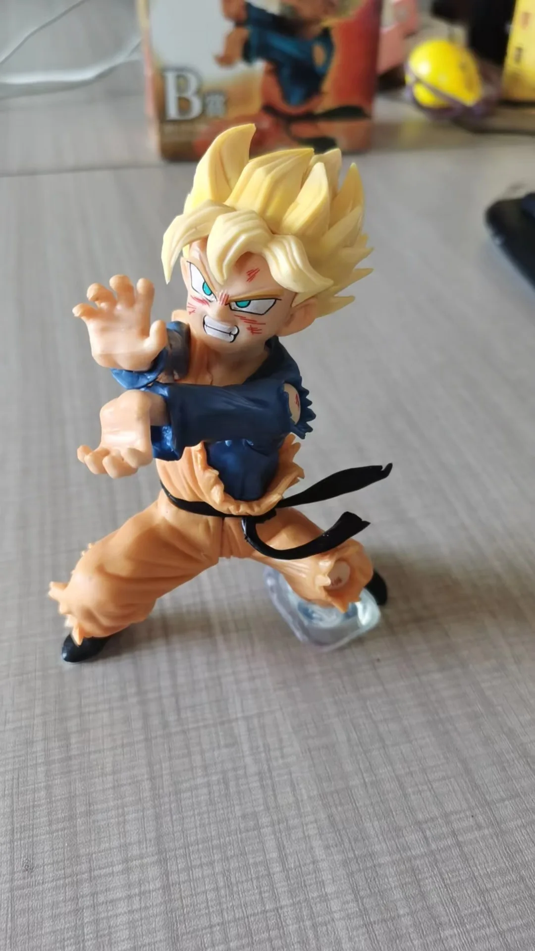 Anime Dragon Ball Little Son Goku kamehameha Battle Ver. Figure Model Collection Toys