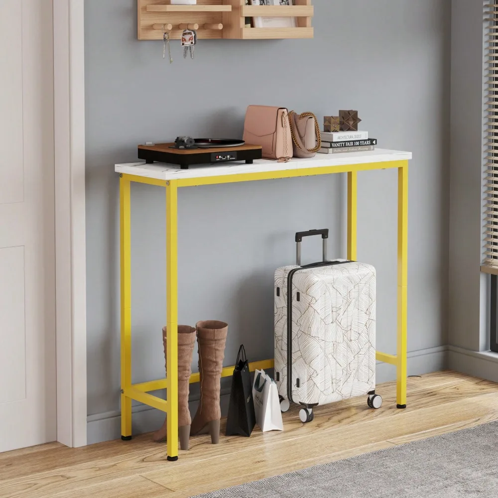 Table Small Entryway Table Thin Sofa Side Display Table For Hallway, Bedroom, Living Room, Foyer