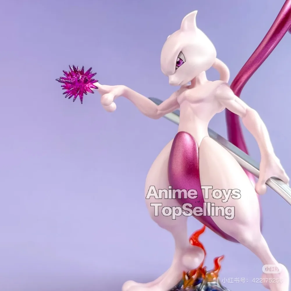 12cm/4.72in Anime Figures Pokemon Mewtwo Anime Action Figure Pvc Collection Model Toys Gifts