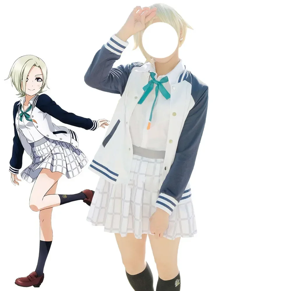 

Love Live Nijigasaki Mia Taylor School Uniform Outfits Anime Customize Cosplay Costumes