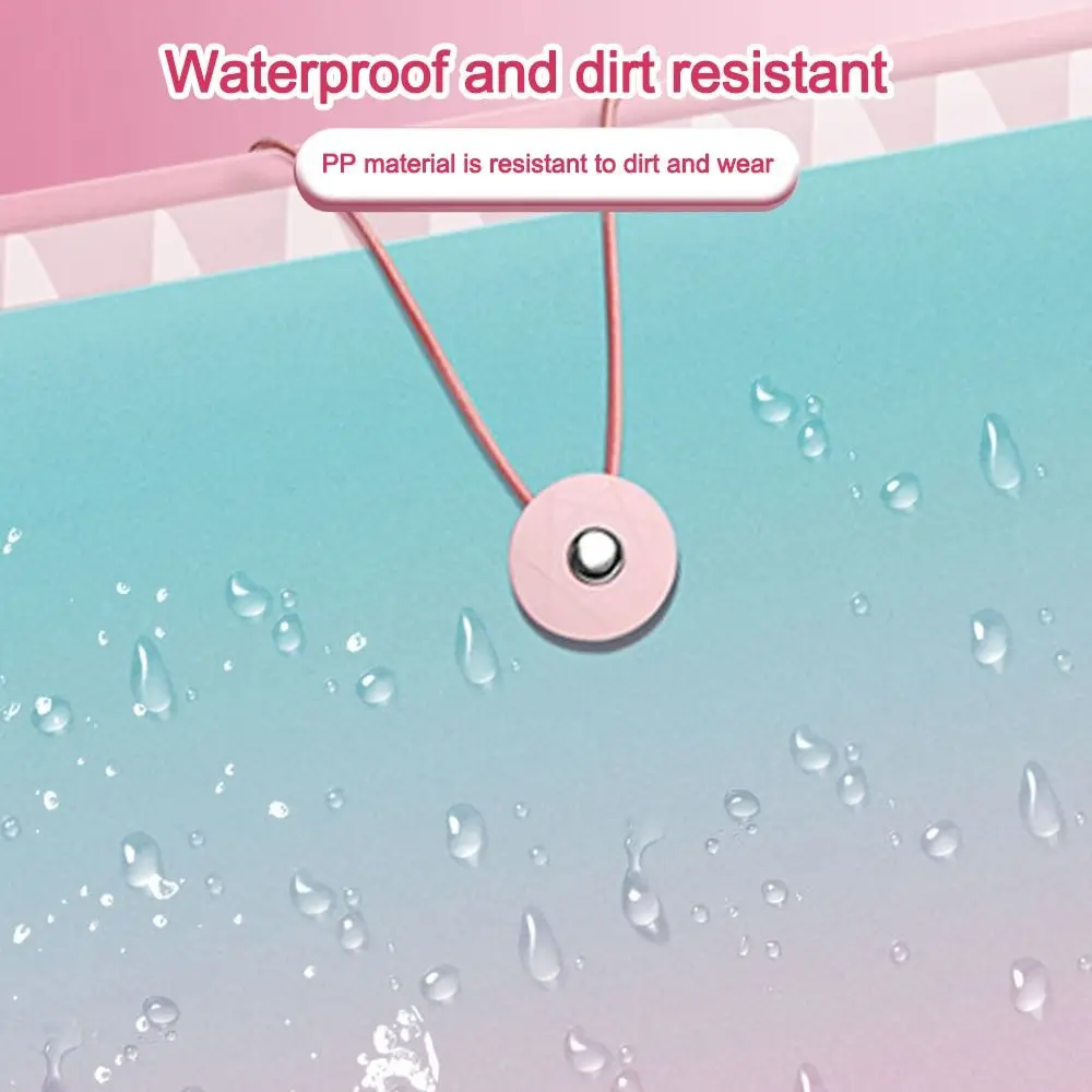 

Сумка для документов формата А4 градиентного цвета, водонепроницаемая сумка для органов большой емкости, папка-конверт, бумажная сумка для файлов