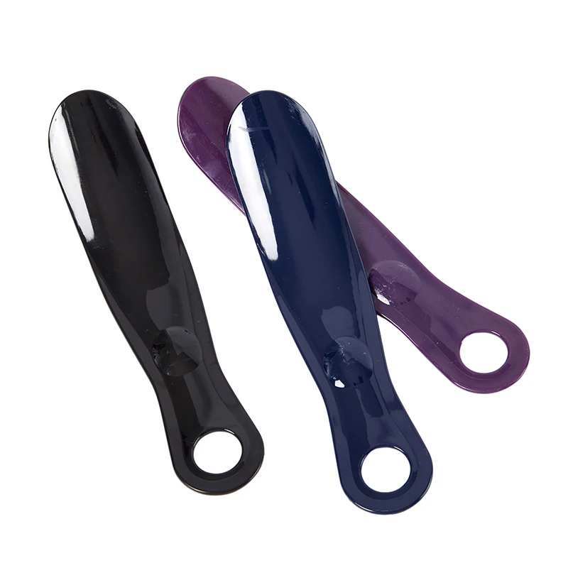 1PCs Professional Shoehorn Plastic Shoe Horn Spoon Shape Shoehorn Shoe Lifter Tools Flexible Sturdy Slips Lazy Shoe Helper