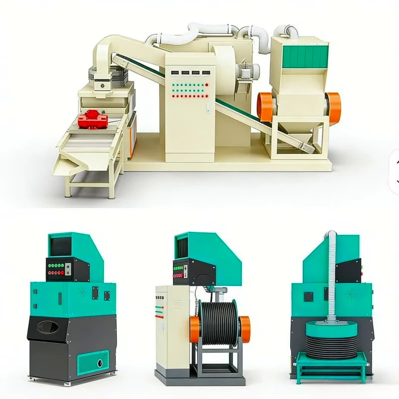 Wire Stripping Machine Pneumatic Air Stripper Cable Peeler Stripping Copper Wire Aluminum Wire Recycling Facility Custom