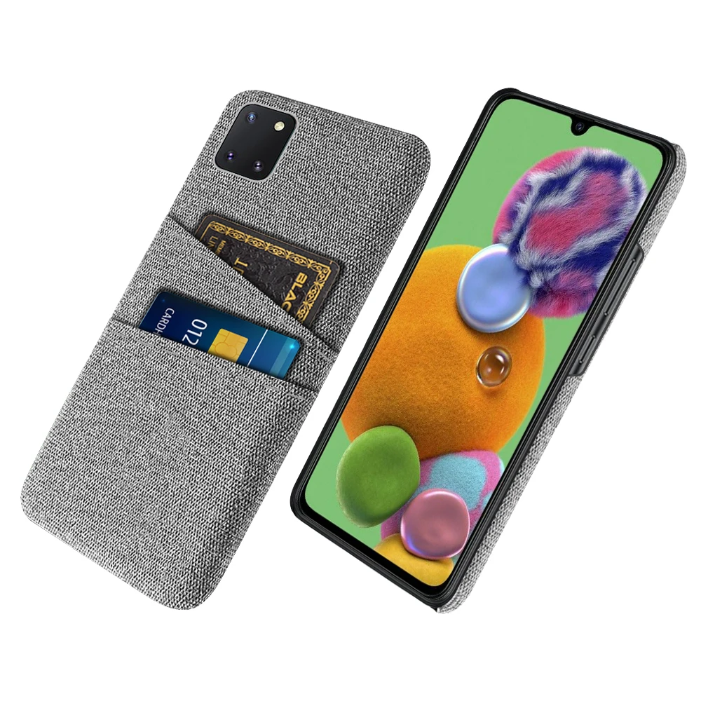 Wallet Case For Samsung Galaxy Note 10 Lite Case Luxury Dual Card Fabrics Cover For Samsung S10 Lite 2020 Coque Note10 Lite