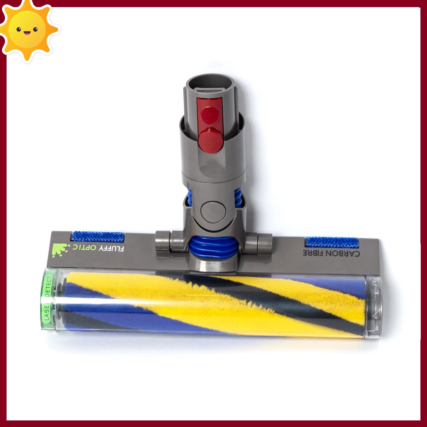 Soft Roller Vacuum Brush Head Replacement for Dyson V12 Detect Slim/V10Slim Vacuum Cleaner Carpets and Tiles Accessories