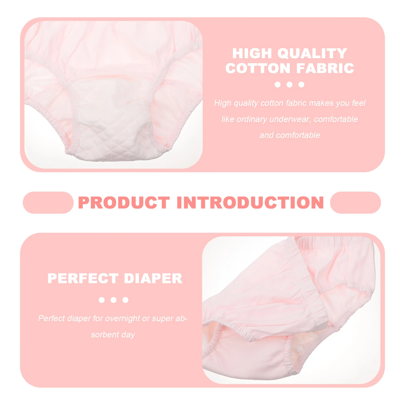 

1Pcs Reusable Elderly Waterproof Breathable Adult Diaper High Absorption Washable Urinary Protection