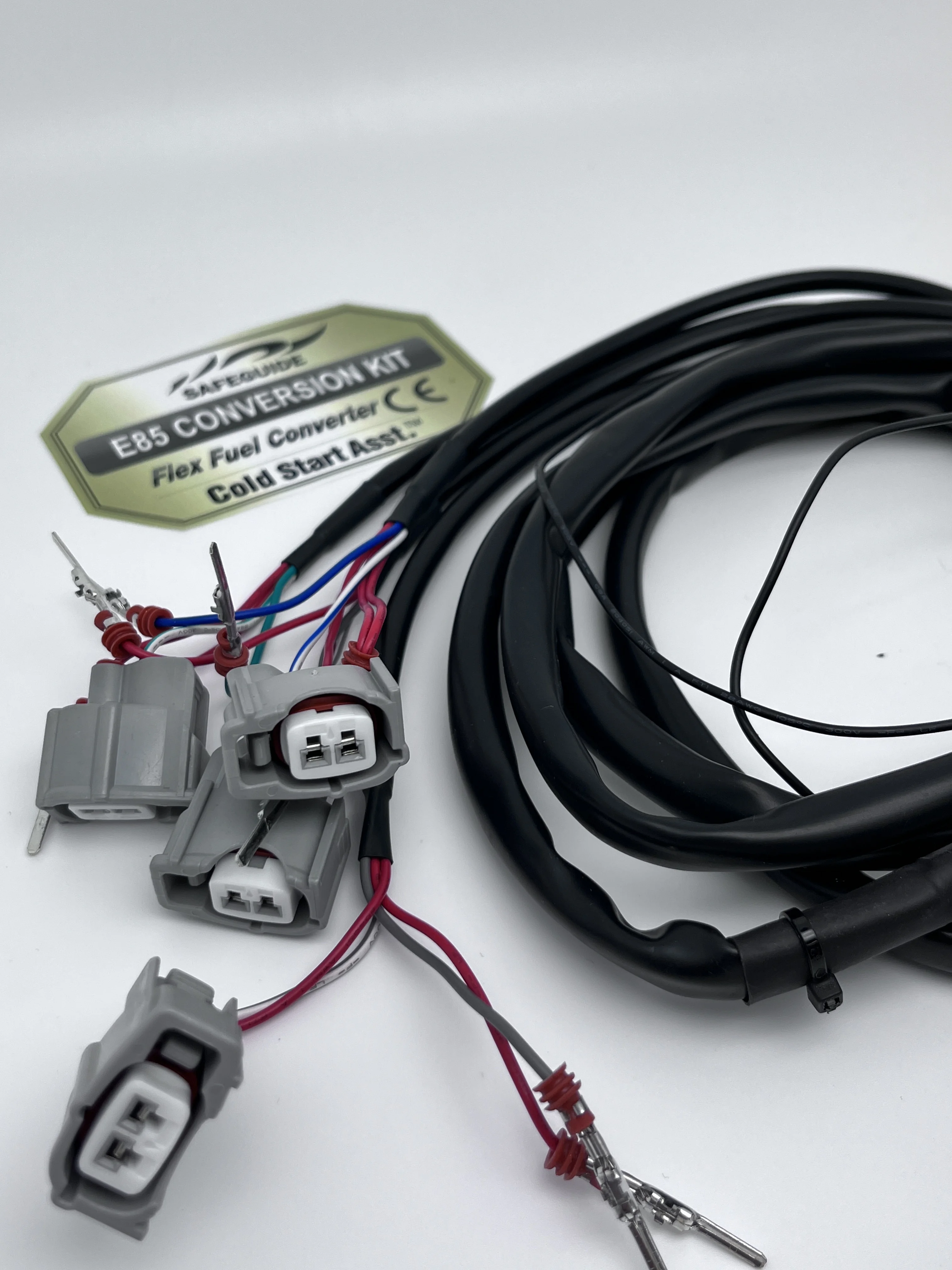 E85 Conversion Kit for 4Cyl/6Cyl Vehicles - Plug-and-Play, Cold Engine Starting Asst, Smart Temperature Sensor Included