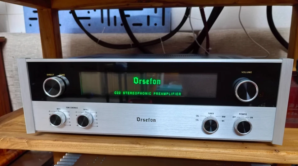 A-100 Clone Mcintosh C22 HIFI tube preamp MM MC phono amplifier