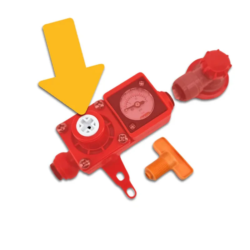 Cross Plastic pressure Regulating Valve Part Inner Regulators Tamper Proof Adjusted Knob