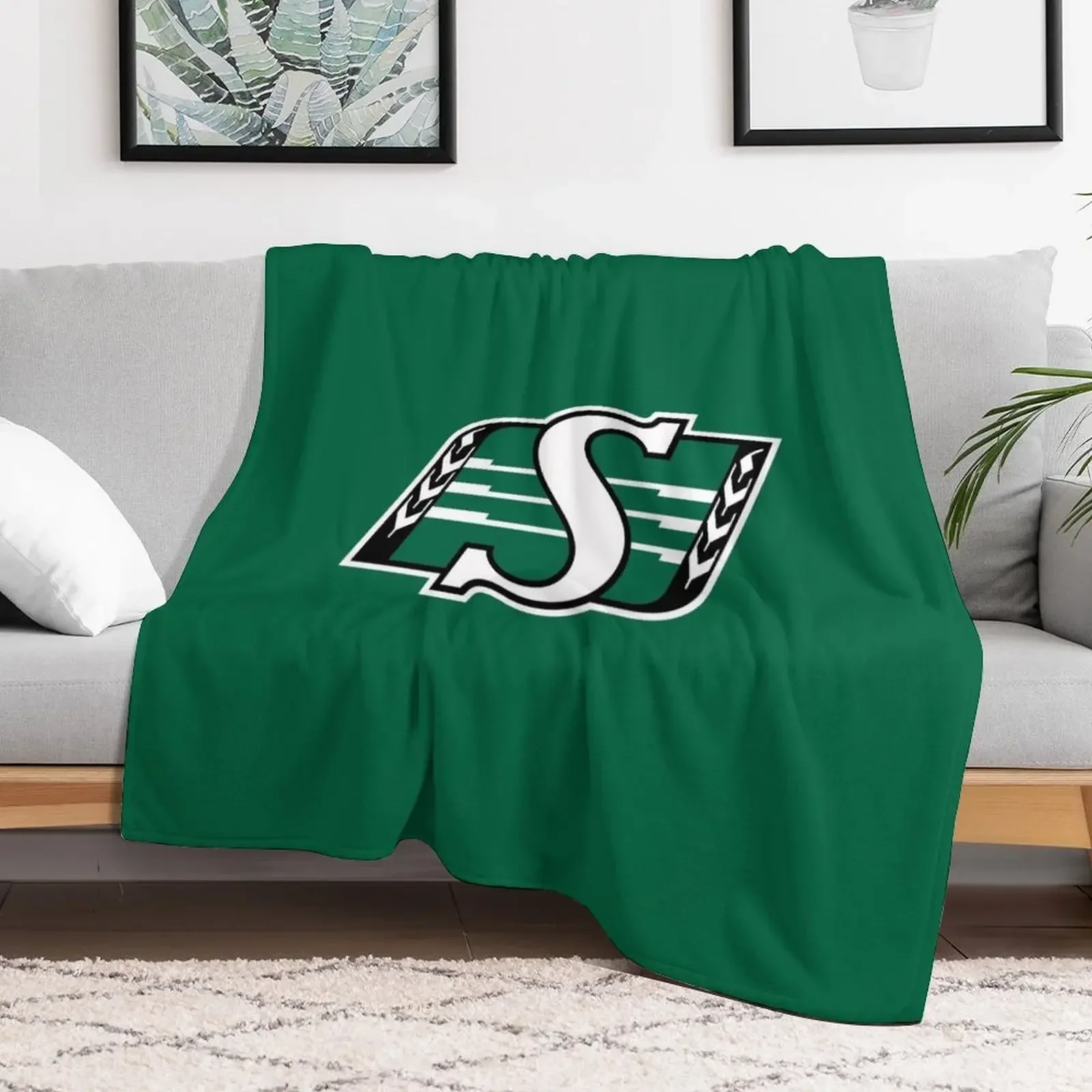 Fan Roughriders Saskatchewan merch Throw Blanket Sofa Quilt Cute Plaid christmas decoration Blankets