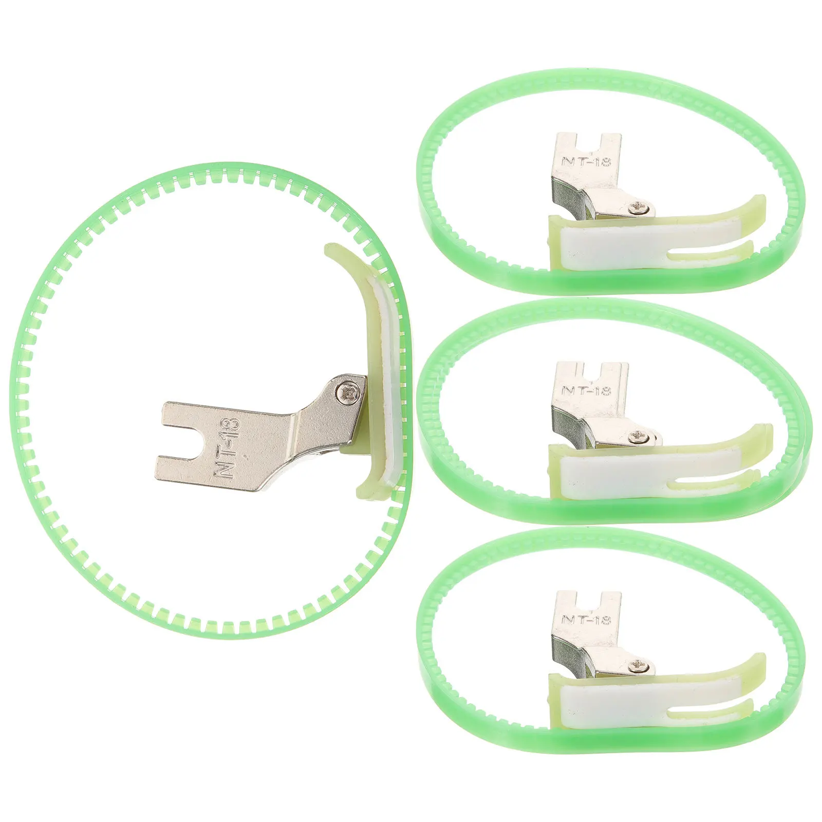 4 قطعة ماكينة خياطة قطعة قدم الضغط في ماكينة الخياطة الصلب خياطة قدم لخياطة اللحف خليط متعددة الوظائف استبدال الخياطة العرض