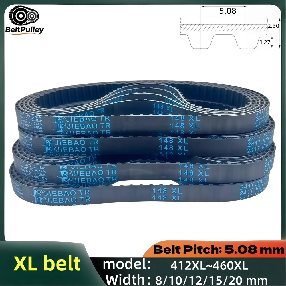 XL Timing Belt 412-460XL 8/10/12/15/20mm Wide Rubber for CNC 3D Printer Laser Engraver Parts