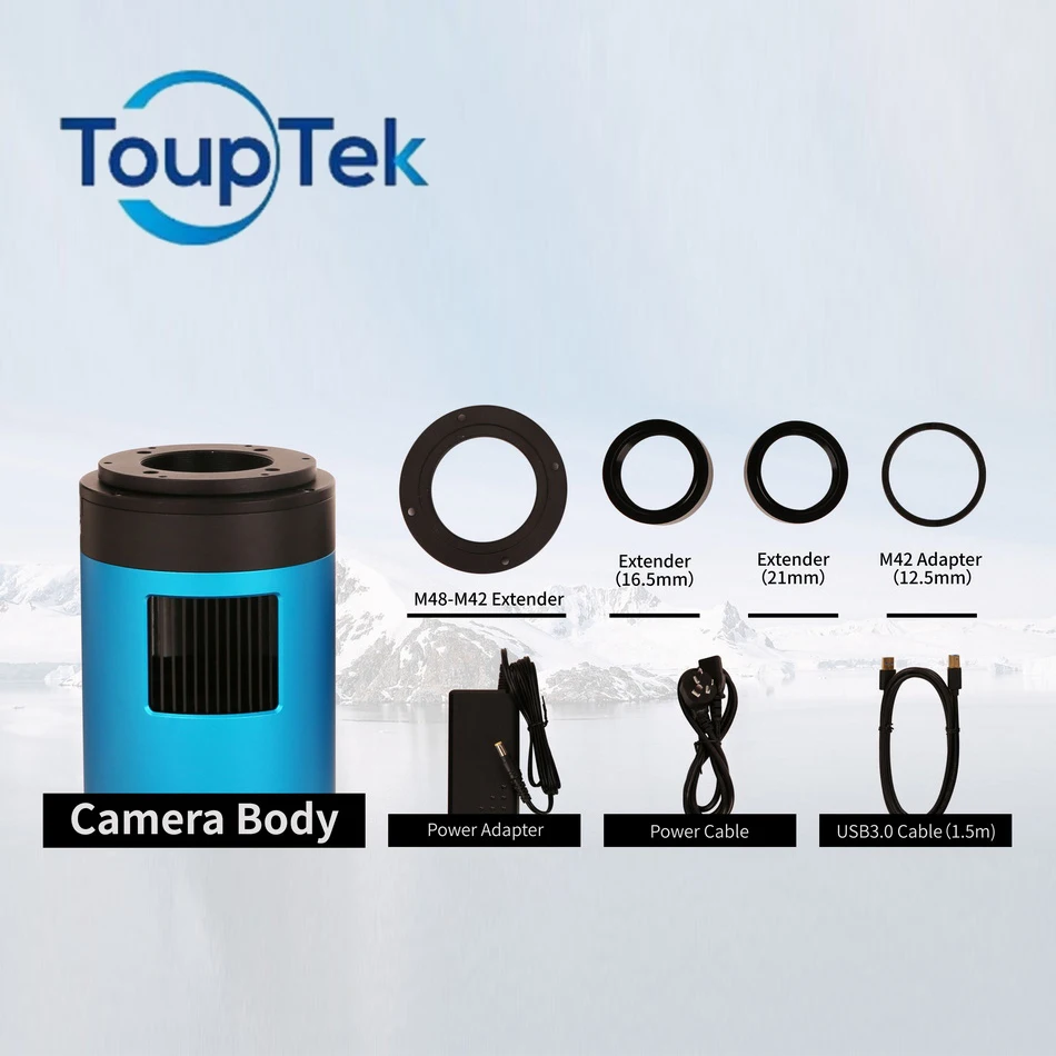 

ToupTek ATR294M ASI294MM Pro ATR3CMOS10300KMA IMX492 окуляр астрономическая монокамера с охлаждением глубокая фотокамера планеты