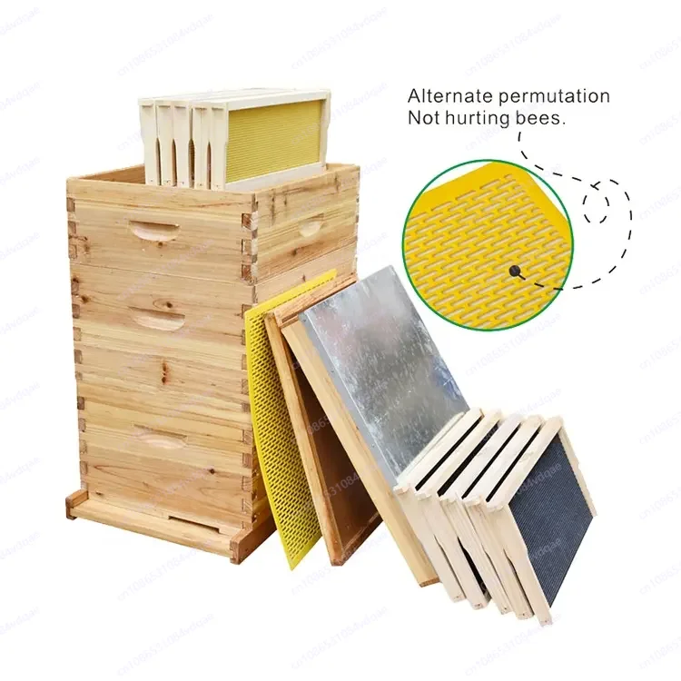 

Полный комплект стартовых наборов для начинающих пчеловодов | Трехслойные десятирамочные стандартные ульи для пчел