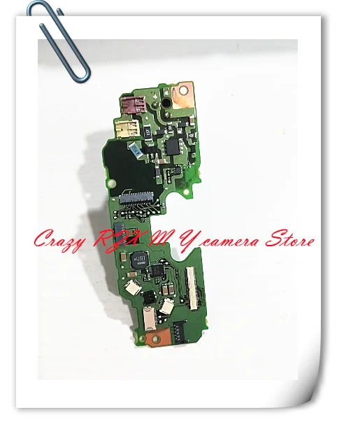 แผงชาร์จไฟแฟลชด้านล่างชิ้นส่วนซ่อมแซม PCB สำหรับ Canon 80D DS126591 SLR