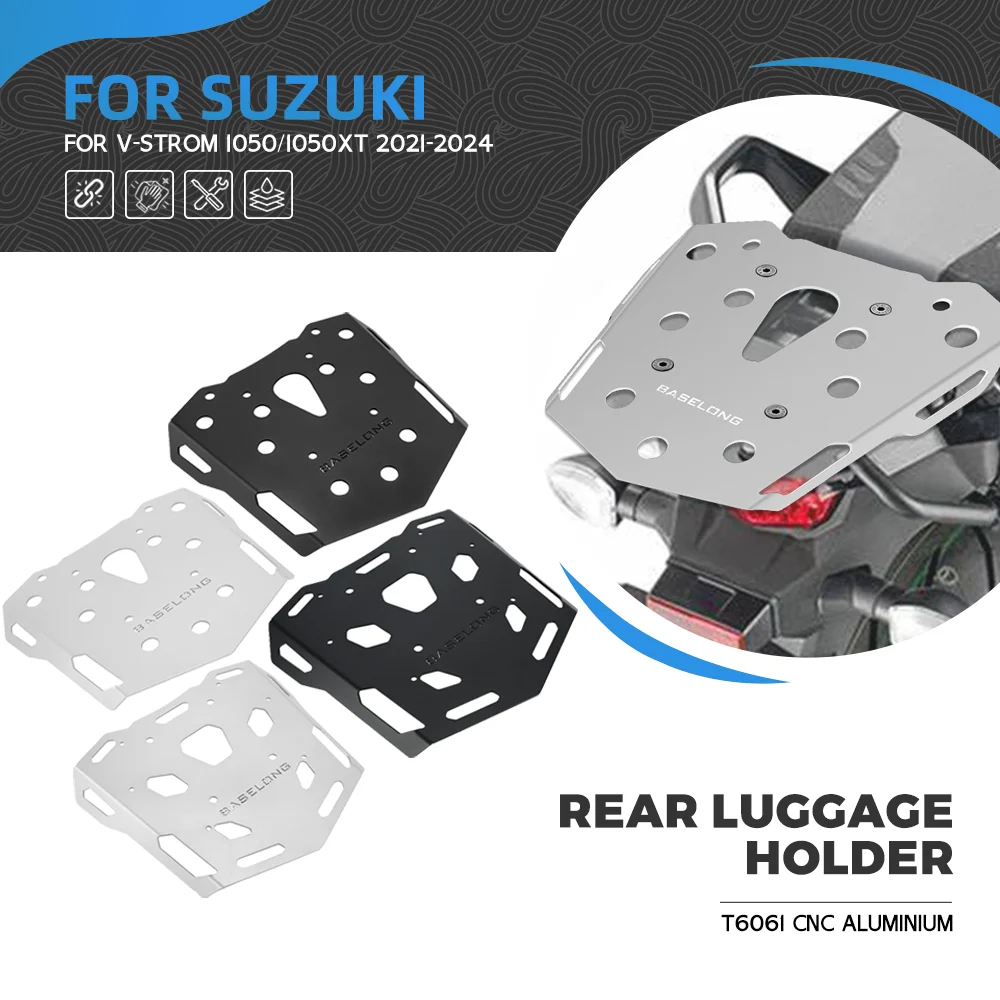 

FOR SUZUKI V-STROM 1050/1050XT 2021-2022-2023-2024 Rear Case Bracket Saddlebag Panniers Rack Side Carrier Luggage Holder Support