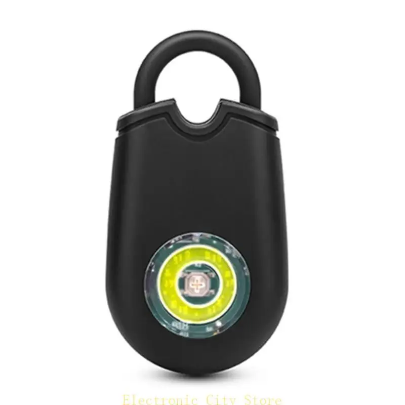 Safety Alarm 130dB Alarm Keychain with LED Light HU8D