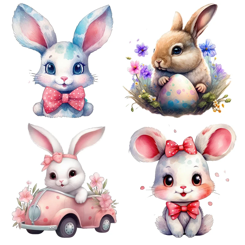Three Ratels CP38 Cute cartoon rabbit kid's bedroom wall sticker  home decoration scratch resistant decals