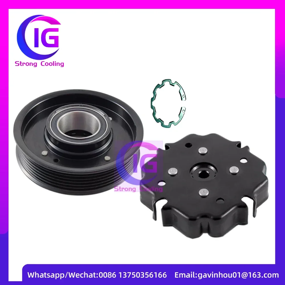 AC Compressor Clutch For Skoda Fabia 6Y Seat Ibiza Combi 6Y VW Volkswagen Polo 9N DCP27001 4472208126 6Q0820803D 6Q0820803G