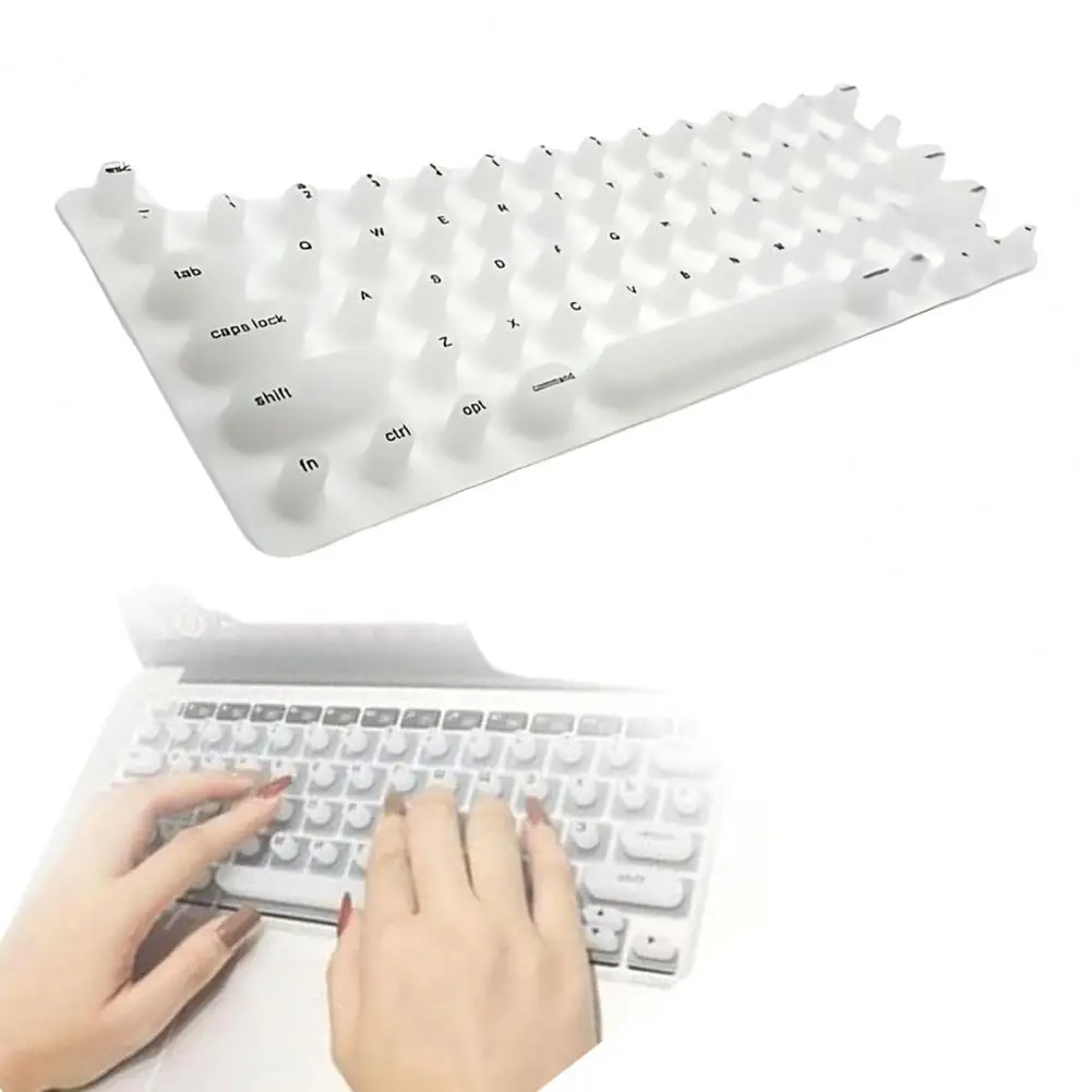 Película para teclado de uñas de larga duración, cubierta protectora duradera para teclado para ordenador portátil Universal, resistente al desgaste, arte de uñas
