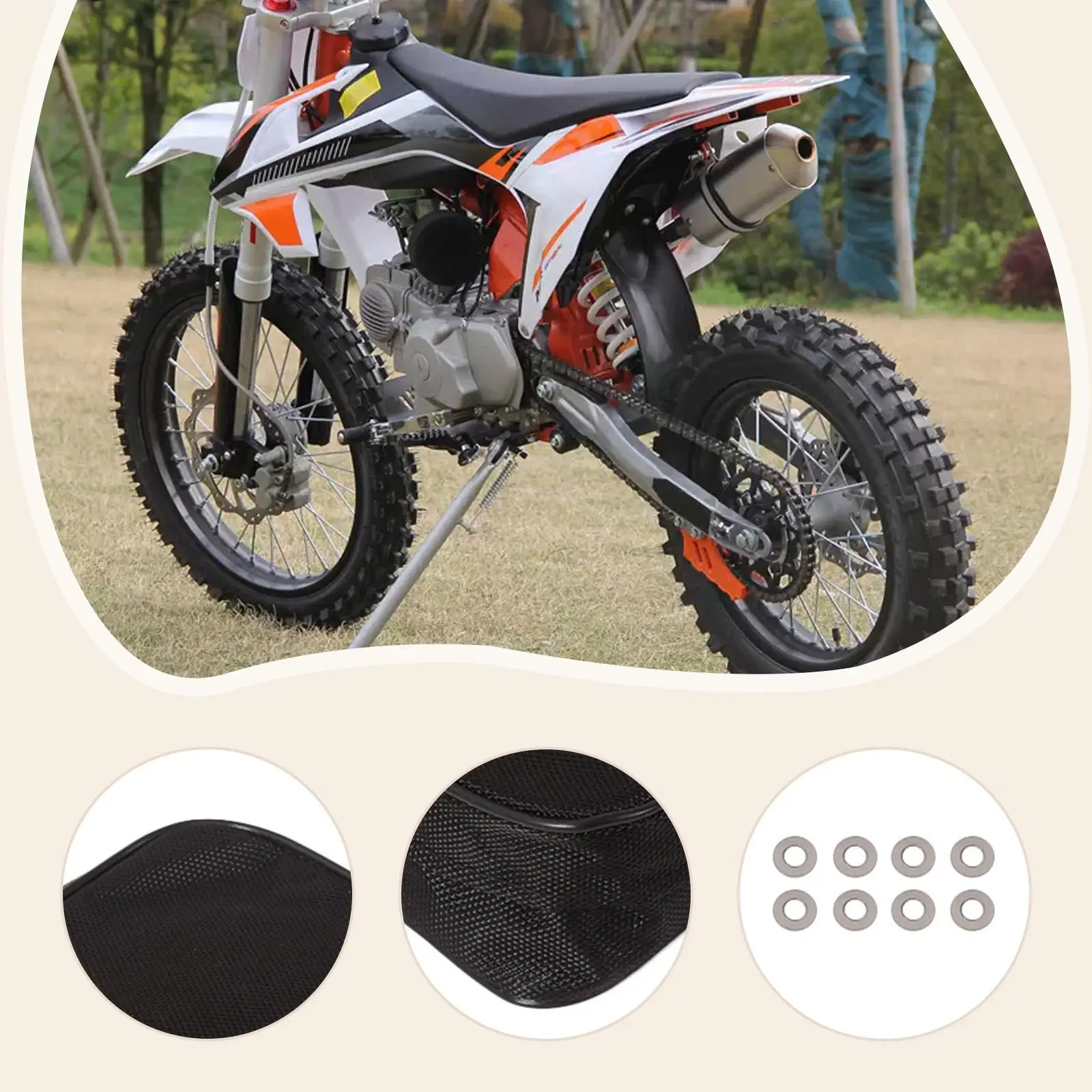 حقيبة حمل أداة ذيل الدراجة النارية للسفر في الهواء الطلق والتنقل اليومي #5