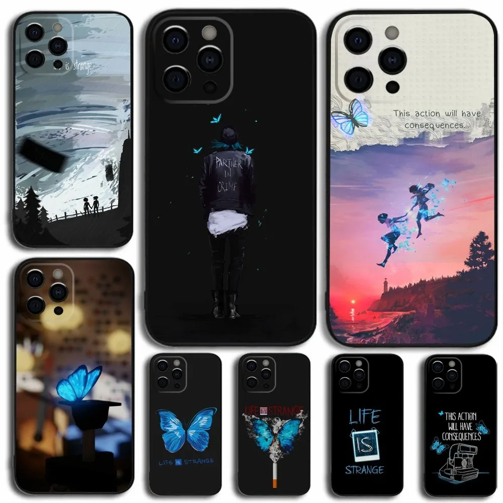 

Game L-Life Is Strange Phone Case For iPhone 16,15,14,13,12,11,Pro,X,XS,Max,XR,Plus,Mini Soft Black Cover