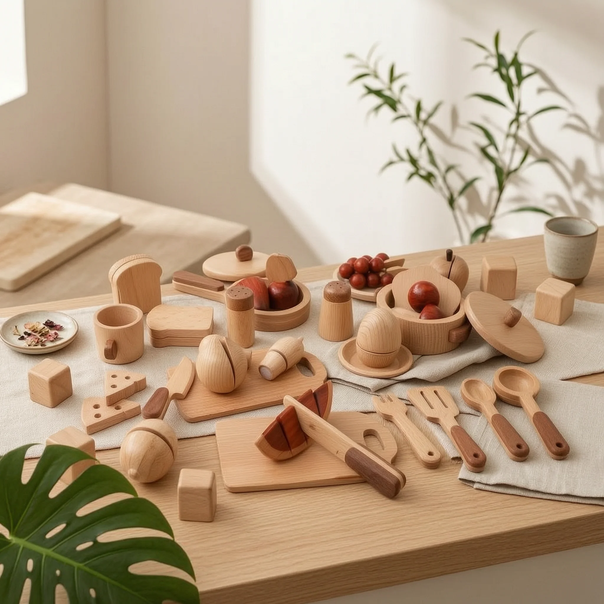 15-pieces-wooden-pretend-kitchen-set-unpainted-children's-wooden-cooking-set-pretend-cooking-playset-food-prep-kids-activity-kit