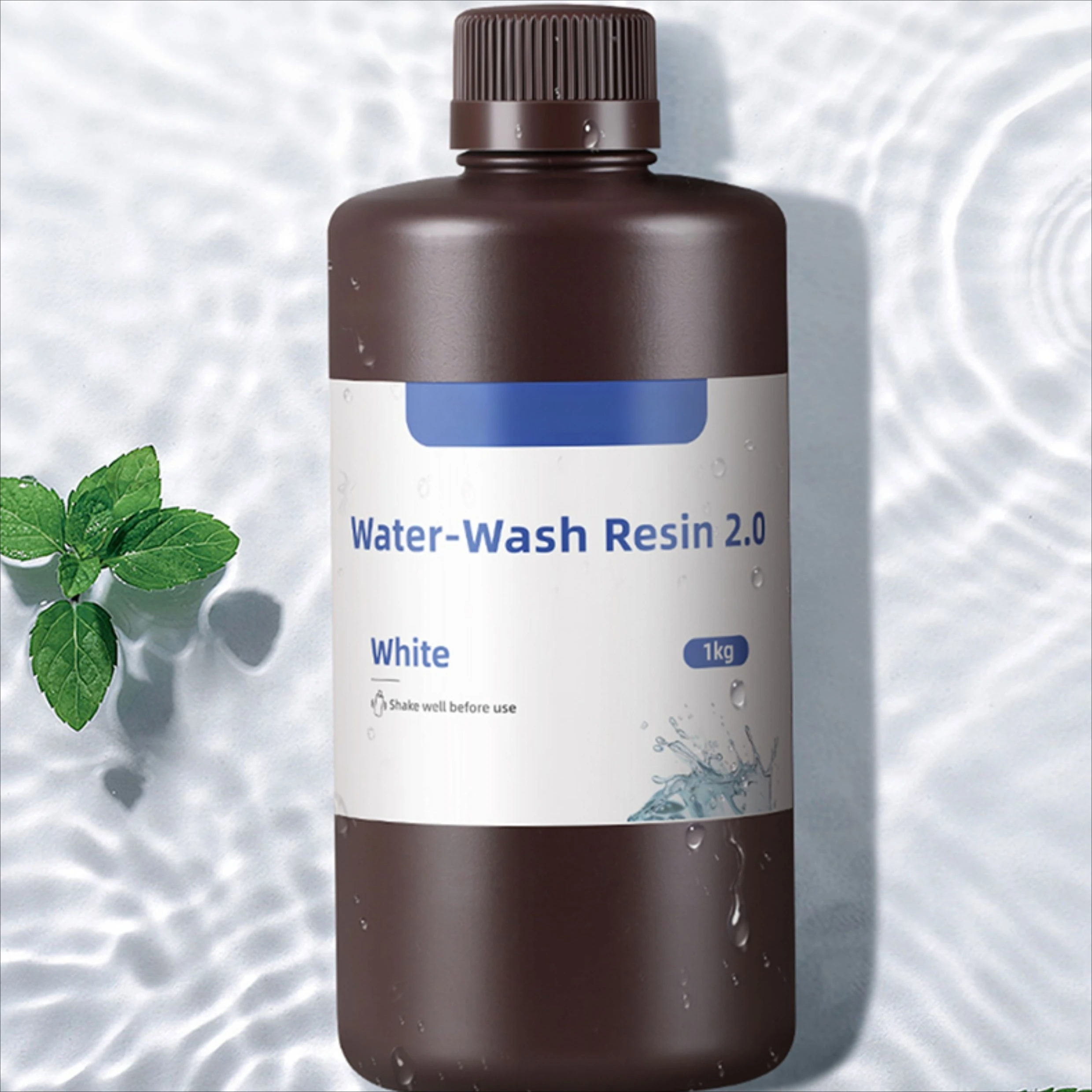 Water‑Washable Photopolymer Resin High Precision Light‑curing 3D Printing Consumable for LCD DLP Printer 405nm 1KG Pack