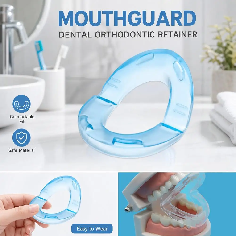 Anti Snoring Mouthpiece Anti Snore Mouth Guard Bruxism Teeth Grinding Guard EVA Thermoplastic Sleep Apnea Tray
