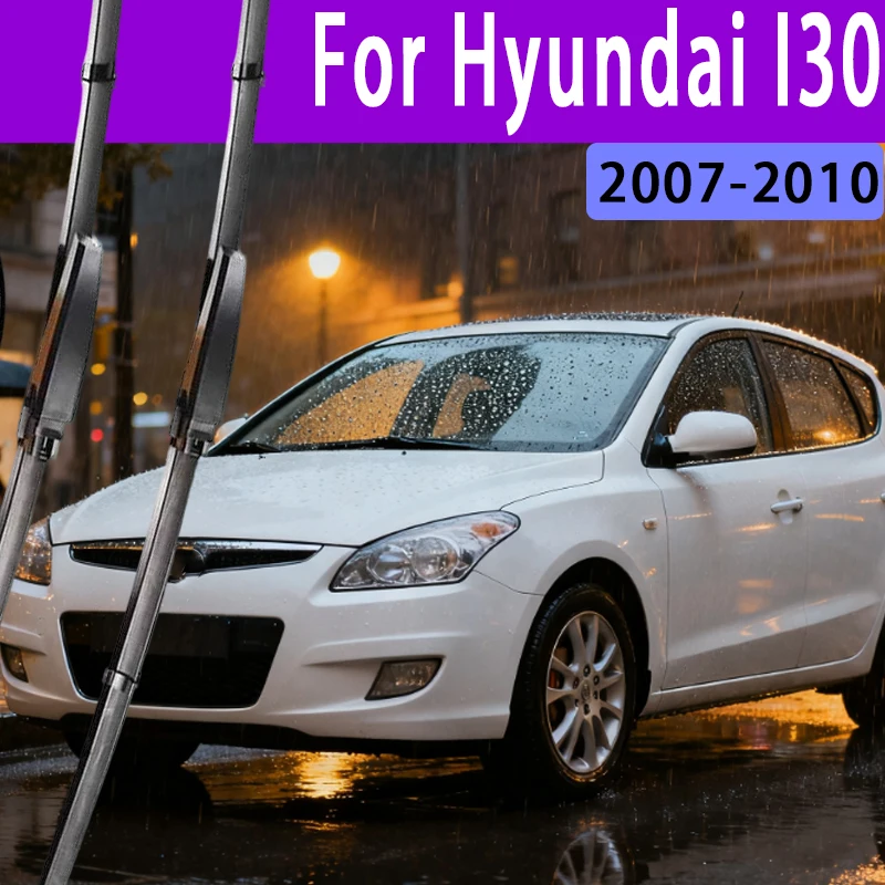 

Kcimo For Hyundai I30 2007-2010 2008 2009 Car Wiper Soft Rubber Boneless Wiper HD Quiet Durable Automotive Wiper 24"+18"