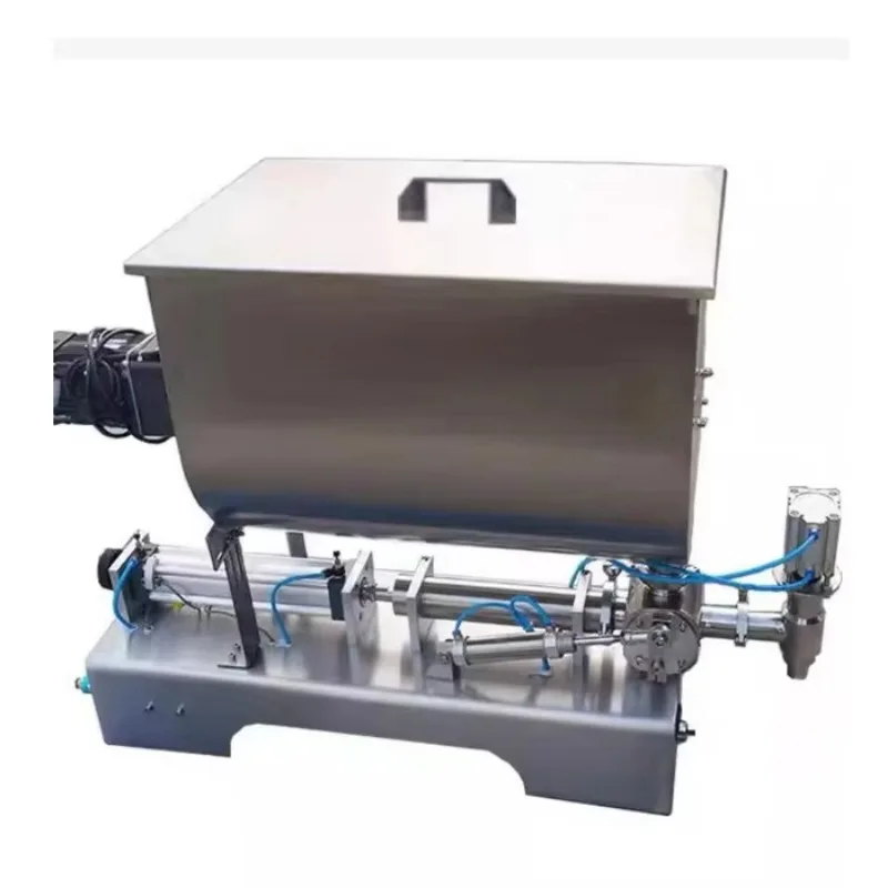 

Automatic Double Nozzles Ginger Sauce Chili Paste Strawberry Jam Jar Paste Filling Machine