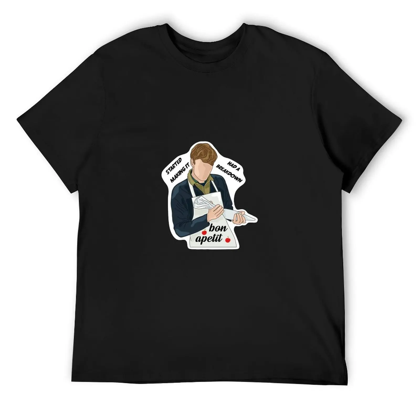 James Acaster: Bon Apetit T-Shirt vintage anime shirt cotton graphic tees plus size clothes blacks t shirts for men cotton