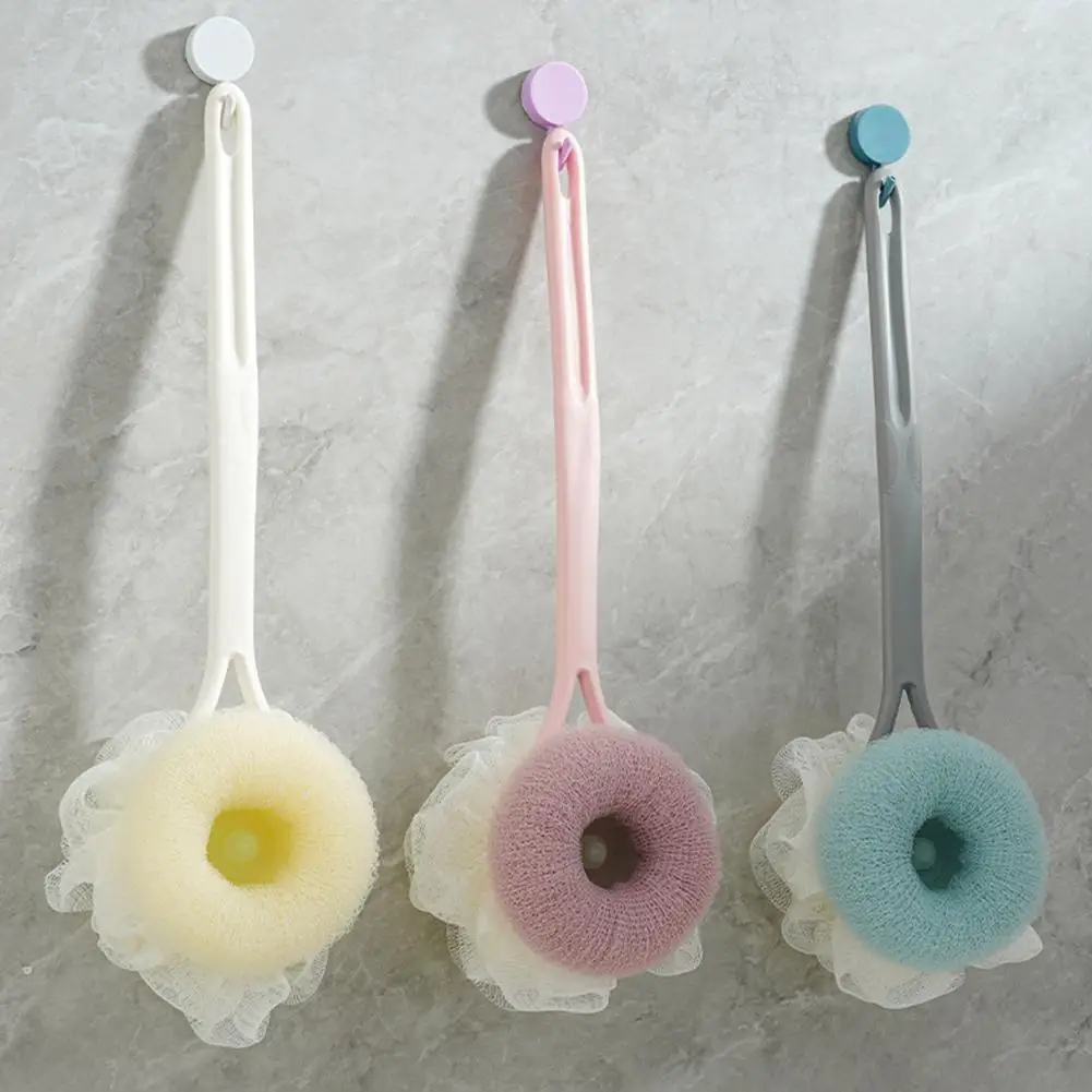 

Long Handle Foot Brush Shower Body Scrubber Soft Bristle Back Dead Sided Skin Dual Tool Cleaning Plastic Remove Bath Exfoli R8E1