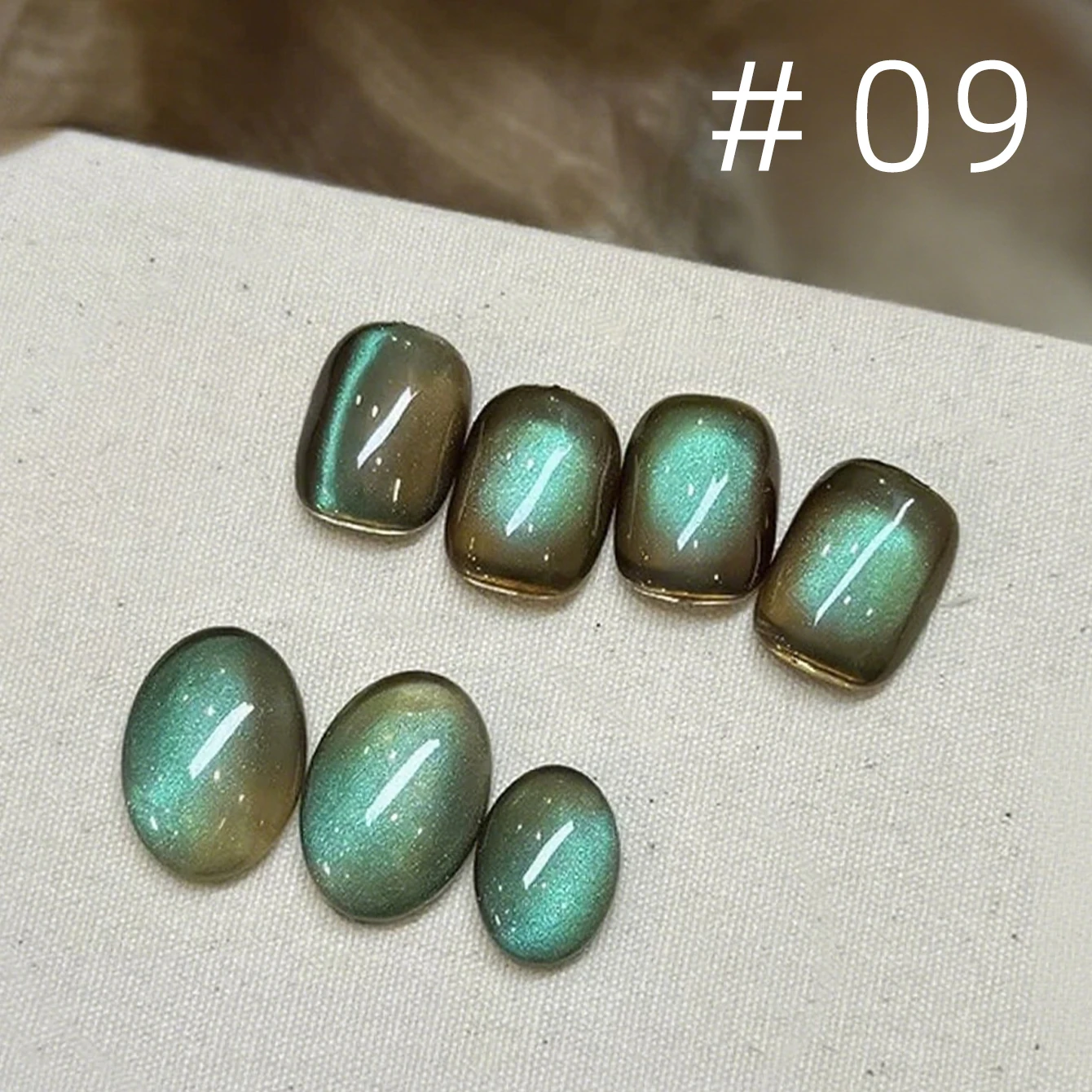 MIANEL 2026 Neuer Braun-Blauer Katzenaugen-Herbst-Winter Retro Himmelblauer Eleganter Glasperlen-Katzenaugen-Aufhellender Gel-Nagellack – Detail 37