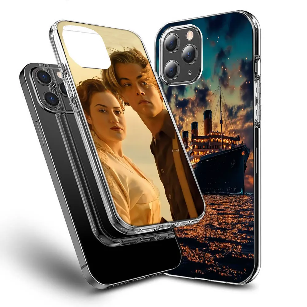 T-Titanics Movie Phone Case For Iphone 16E 15 Pro 14 Plus 17E 16 17 Pro Max Air 11 12 13 Mini Shockproof Capa Cute Cover TPU