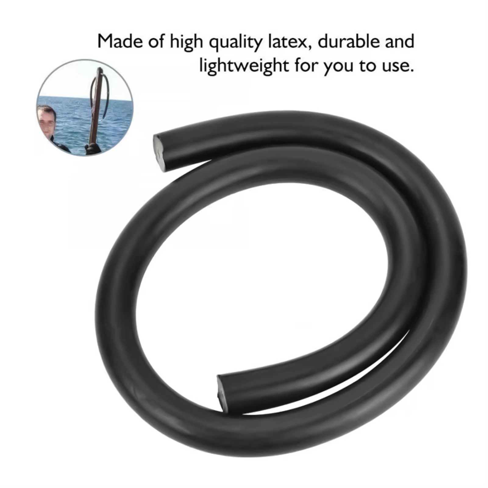 1M High Elastic Fish Gun Latex Tubing Hose Latex Rubber Tubing Spear Fishing Equipment Suitable for Fishing Accessories - view 3