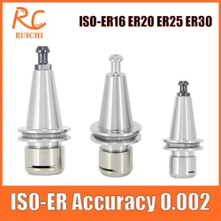 High-precision 0.001mm ISO ISO30 ER Rust Proof Tool Holder Using ER16 ER20 ER25 ER32 Collet CNC Chuck CNC Engraving Mach