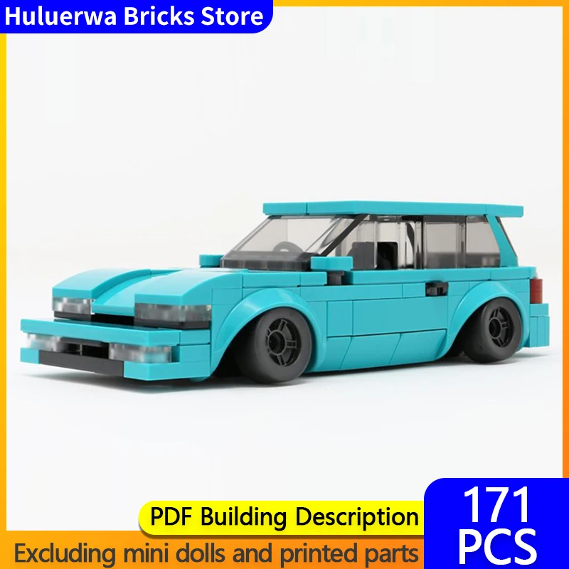 

Модель скоростного гоночного автомобиля MOC, строительные кирпичи, универсал, модульная технология, детские праздничные подарки, сборка игрушек, костюм