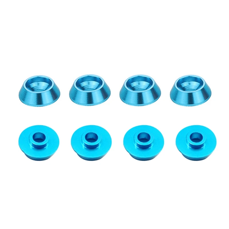 

8Pcs RC Car Metal Screw Gasket Kit Connecting Rod Screw Gasket Shim Washer for WPL C14 C24 C34 C44 MN D90 D91 D99S