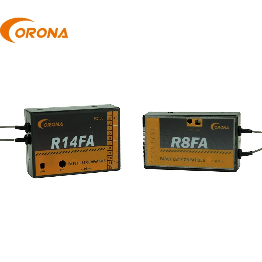 FUTABA 2.4Ghz  FASST Compatible Receiver  For 10C 12FG 14SG 16SZ 18SZ - R4FA/ R6FA/ R8FA/ R14FA