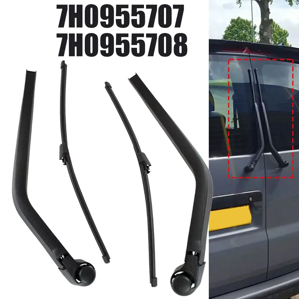 

Pair Rear Wiper Assembly For T5 2004-2009 For T 6 2015+ 7H0955707 7H0955708 Easy Install Anti-Corrosion Wear-Resistant