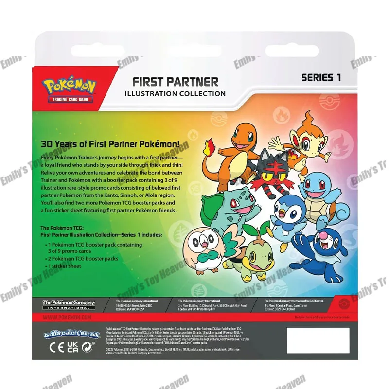 在庫あり 新品 英語版 ポケモン FIRST PARTNER ILLUSTRATION